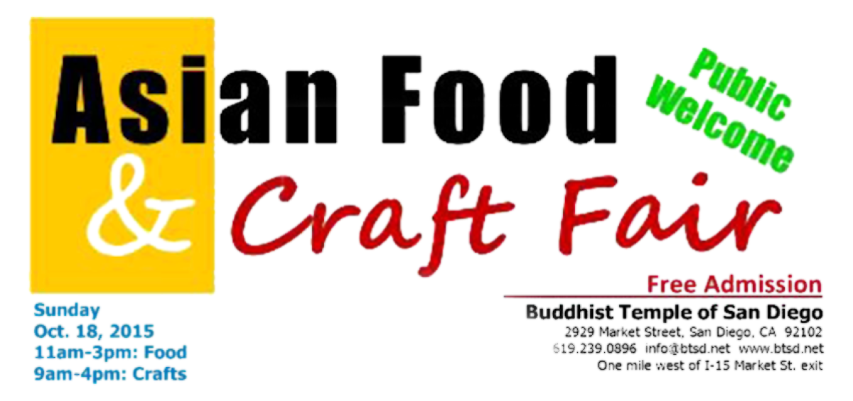 Asian Food & Craf Fair San DiegoYokohama Sister City Society